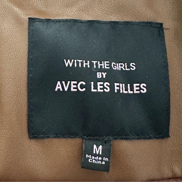 Avec Les Filles Fax Leather Puffer Jacket - Picture 7 of 10